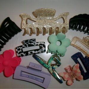 Colorful Hair Claw Clip Set